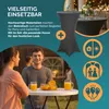 CASARIA® Tavolo Alto da Bar Ø 72cm con Copritavolo Anteprima dell’immagine prodotto 5