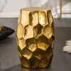 Tavolino da 50 cm, design dorato, moderno, per soggiorno - Anteprima dell’immagine prodotto 4