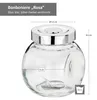 8tlg Vorratsdosenset Rosa 200 ml Bonboniere Gewürzglas Produktbild-Vorschau 5