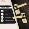 Domino Türgriff QUADRADO-QR M1 Drückergarnitur WC - Produktbild-Vorschau 3