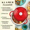 KLAMER Gusseisen Bräter 5 L, Gusseisen-Topf 25 cm Produktbild-Vorschau 4