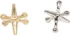 Spielball-Set, 10 x Gold-Silber-Metall-Jacks, metallische Produktbild-Vorschau 2