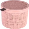 Curver Boîte ronde en jute 2L rose Voir les images du produit 2