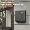 Wiltec Boîte aux lettres murale ou sur pied & Voir les images du produit 7