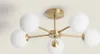 Deckenleuchte Metall und Glas Moonlight Messing 5 Spots Produktbild-Vorschau 3