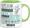 Country-Musikerin Geschenk Becher Tasse Gott Schuf Alle Produktbild-Vorschau 1