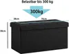 Theo&Cleo Sitzbank mit Stauraum Sitzhocker faltbar Produktbild-Vorschau 3