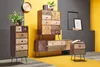 home24 Massive Kommode - Beige / Mango Produktbild-Vorschau 3