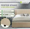 Juskys Polsterbett Savona 120x200 cm mit Matratze - Bett Produktbild-Vorschau 8