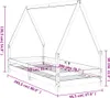vidaXL Dětská postýlka 90x200 cm z masivního borovicového Náhled obrázku produktu 7