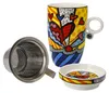 Goebel Teetasse mit Deckel und Sieb Romero Britto - A New Produktbild-Vorschau 1