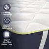 The White Stone Kühlender Topper mit Elastikbändern 130x200 Produktbild-Vorschau 4