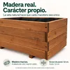 IvoQ Jardinera de madera – 80 x 40 x 32 cm – Madera – Para Vista previa de la imagen del producto 6