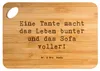 Mr. & Mrs. Panda Holzbrett Spruch Bunte Tante - Transparent Produktbild-Vorschau 1