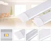 A collage of images showing LED panel lights, with a blurred background of an office or dining area. Voir les images du produit