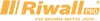 The image displays the brand logo and slogan for Riwall. Produktbild-Vorschau