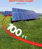 VEVOR 100 Fuß Solarpanel-Verlängerungskabel, 10 AWG, 6 mm² Produktbild-Vorschau 3