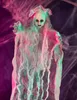Pop-slingerdecoratie, Halloween-decoratie, wit-grijs, 50 cm Productafbeelding-voorbeeld 2