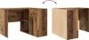 vidaXL Scrivania ad angolo con porta in legno di recupero Anteprima dell’immagine prodotto 11