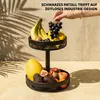 eluno 2-stöckige runde Obstetagere / Brotkorb, Obstschale, Produktbild-Vorschau 4