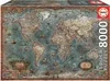 Educa Puzzle 9218017 - Historická mapa světa - 8000 dílků Náhled obrázku produktu 1