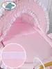 Retro Victoria Moseskorb - Weiße + rosa Bettwäsche mit Produktbild-Vorschau 5