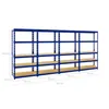 Mega Deal | 4x Schwerlastregal Tiger | HxBxT 180x90x45 cm | Produktbild-Vorschau 2