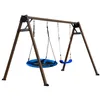 Potenza Doppelschaukel 250x207 cm mit Nestschaukel & Sitz, Produktbild-Vorschau 1