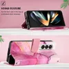 Galaxy Z Fold3 Pouzdro,PolyuretanKožené Pouzdro s Náhled obrázku produktu 3