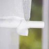 Schiebevorhang Leinenoptik Scherli Effektstreifen weiß Produktbild-Vorschau 6