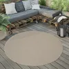 Outdoor Teppich rund wetterfest Garten & Terrasse Produktbild-Vorschau 1