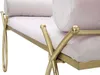 FURNLUX Ottomane Band Rosa 113cm / Hauptfarbe: Rosa / Produktbild-Vorschau 6