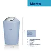 Cestino girevole Marta blu frost Anteprima dell’immagine prodotto 3