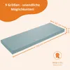 Cuscino per panca 150 x 50 cm, turchese, lato inferiore Anteprima dell’immagine prodotto 2