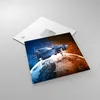 Bilder auf glas - Kosmos Sputnik - 30x30cm - Glasbilder - Produktbild-Vorschau 2