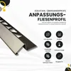 Anpassungsprofil Edelstahl Übergang Fliesenleiste Profil Produktbild-Vorschau 2