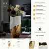 Mauro Ferretti Vase Lux Ø 20 x 35 cm, Weißgold Produktbild-Vorschau 8