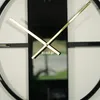 Metallwanduhr schwarz Unique für Wohnzimmer, Schlafzimmer, Produktbild-Vorschau 4