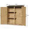 BEALIFE Gartenschrank 140x44x162 cm | 2 Türen & großes Produktbild-Vorschau 3