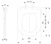 BRILLA WC-Sitz, SLIM, Soft Close, Grün matt Produktbild-Vorschau 4