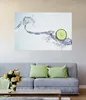 Wallario Poster - Limettenscheibe in spritzigem Wasser, Produktbild-Vorschau 2