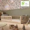 Crazy Pine Kinderbett 140x200 cm – Massives Montessori Produktbild-Vorschau 4