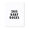 MuchoWow® Mauspad Mousepad Zitate - Dieses Baby rockt - Produktbild-Vorschau 1