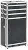 vidaXL Kosmetikkoffer Aluminium Schwarz Produktbild-Vorschau 8