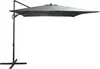 Duży składany parasol ogrodowy SEATTLE 250 cm szary Podgląd zdjęcia produktu 2