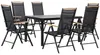 Conjunto de jardín Outsunny, plegable, de 7 piezas: 1 mesa Vista previa de la imagen del producto 1