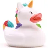 Badeente Einhorn weiss Vinyl 9 cm Produktbild-Vorschau 5