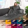 heimtexland ® Ärmeldecke TV Kuscheldecke mit Ärmeln Taschen Produktbild-Vorschau 1