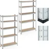 Étagère robuste Relaxdays, lot de 2, 5 niveaux, 180 x 100 x Voir les images du produit 1