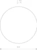 Kinkiet LED RING biały 9W Ciepła biel 520lm metal Podgląd zdjęcia produktu 8
